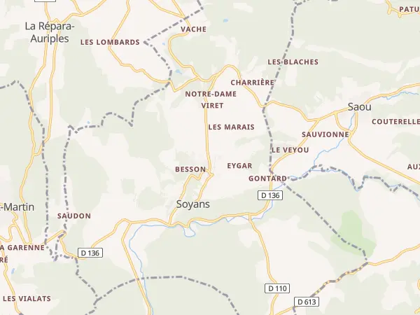 Plan de Soyans