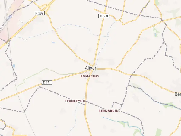 Plan de Alixan