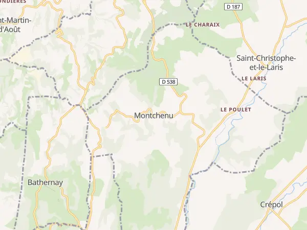 Plan de Montchenu