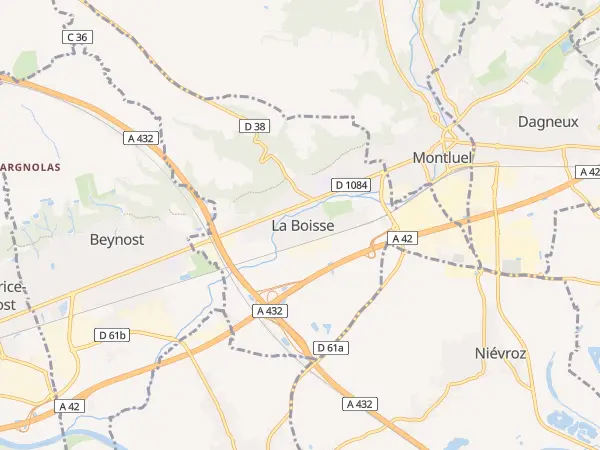 Plan de La Boisse