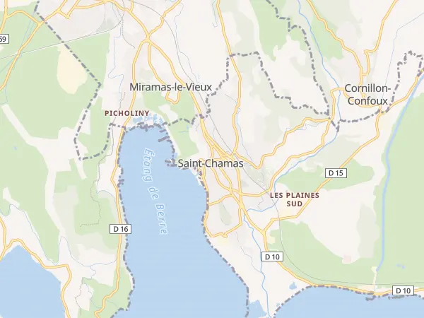 Plan de Saint-Chamas