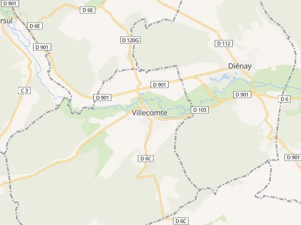 Plan de Villecomte