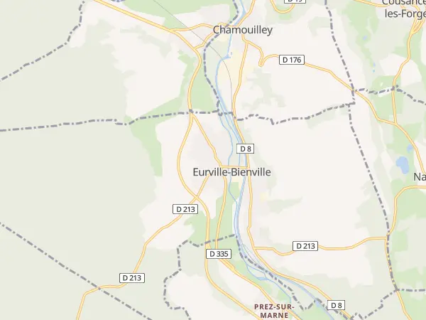 Plan de Eurville-Bienville