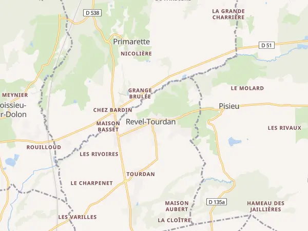 Plan de Revel-Tourdan
