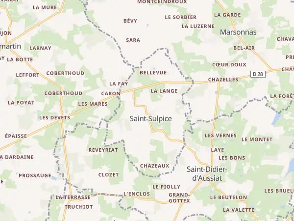 Plan de Saint-Sulpice
