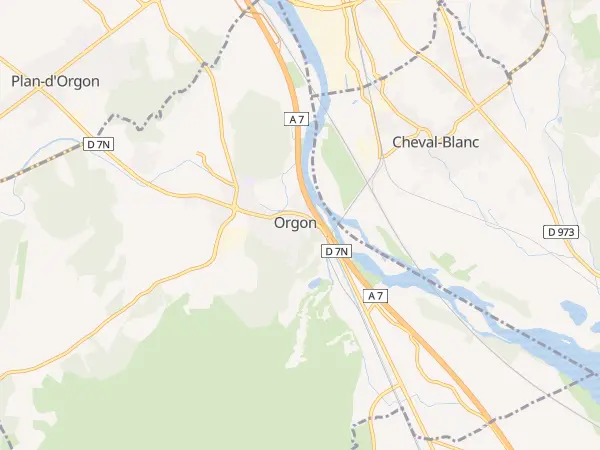 Plan de Orgon