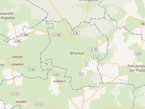 Plan de Brizeaux
