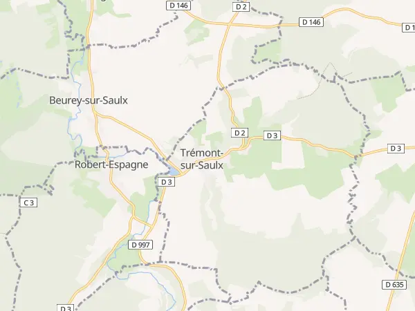 Plan de Trémont-sur-Saulx