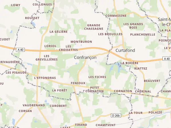 Plan de Confrançon