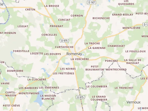 Plan de Romenay