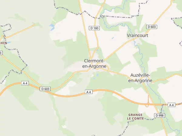 Plan de Clermont-en-Argonne