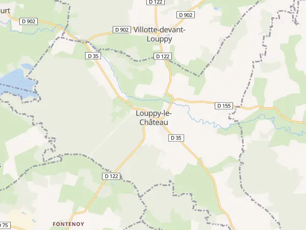 Plan de Louppy-le-Château