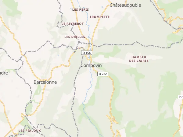 Plan de Combovin