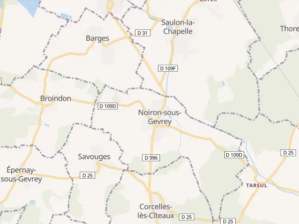 Plan de Noiron-sous-Gevrey