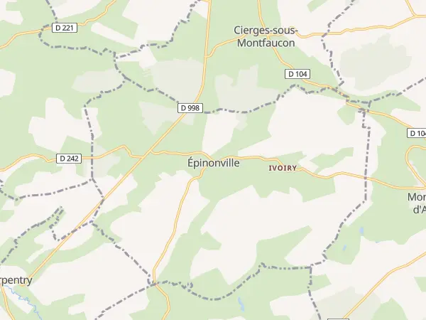 Plan de Épinonville