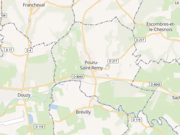 Plan de Pouru-Saint-Remy