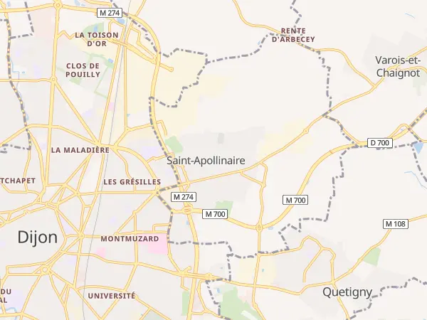 Plan de Saint-Apollinaire