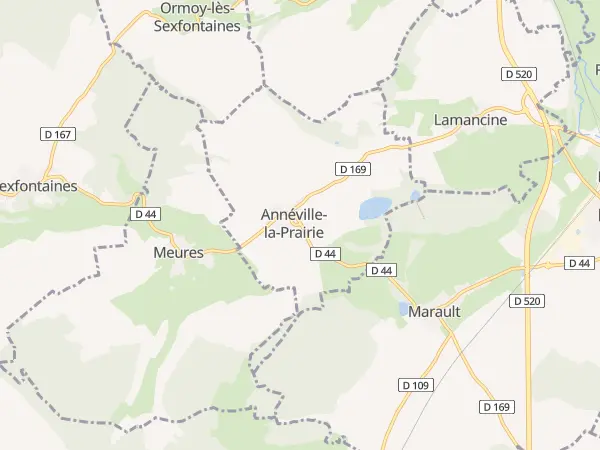 Plan de Annéville-la-Prairie