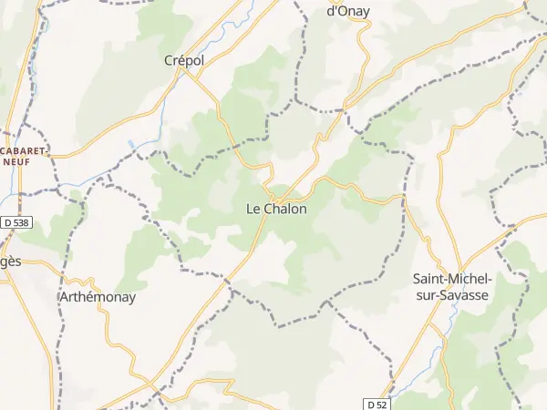 Plan du Chalon