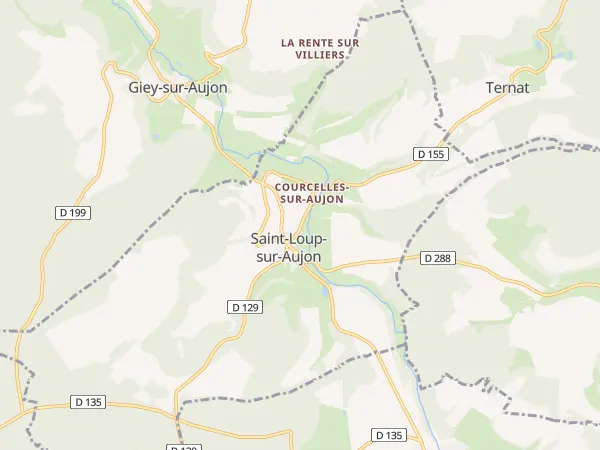 Plan de Saint-Loup-sur-Aujon