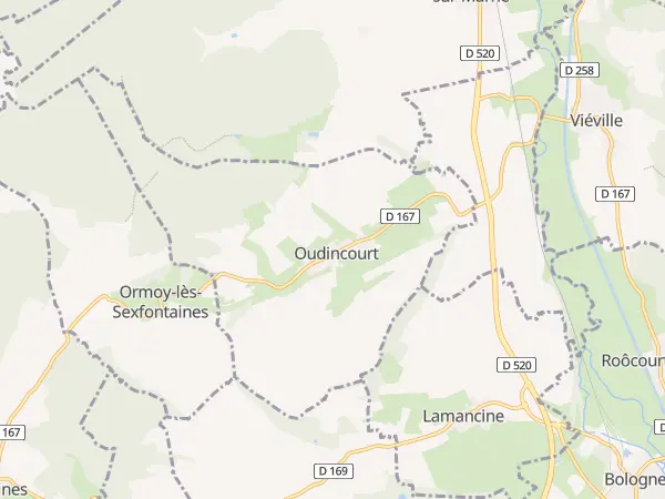 Plan de Oudincourt