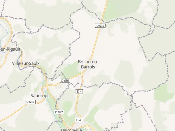 Plan de Brillon-en-Barrois