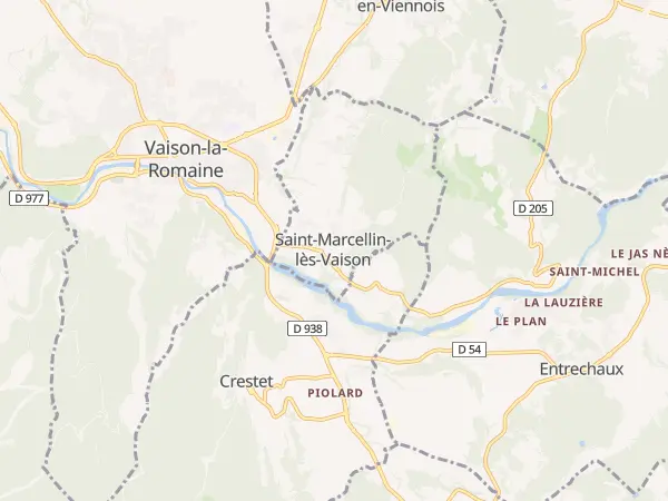 Plan de Saint-Marcellin-lès-Vaison