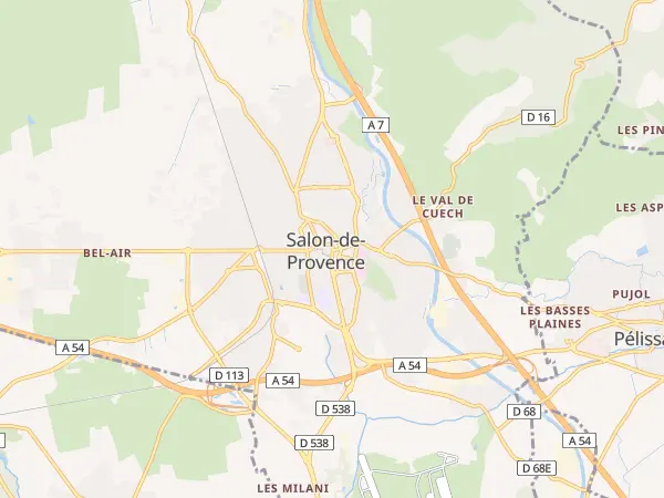 Plan de Salon-de-Provence