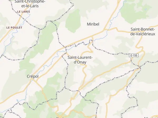 Plan de Saint-Laurent-d’Onay