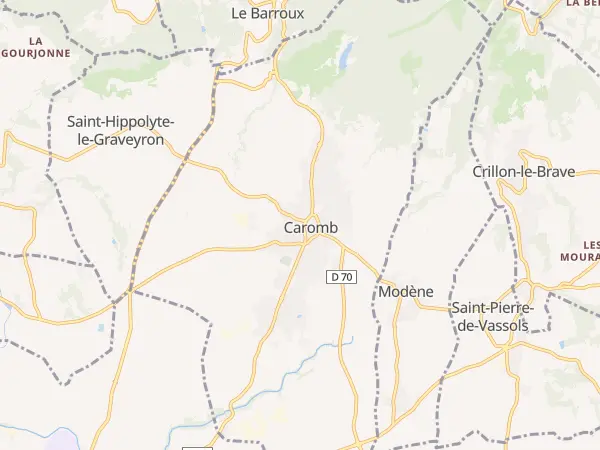 Plan de Caromb