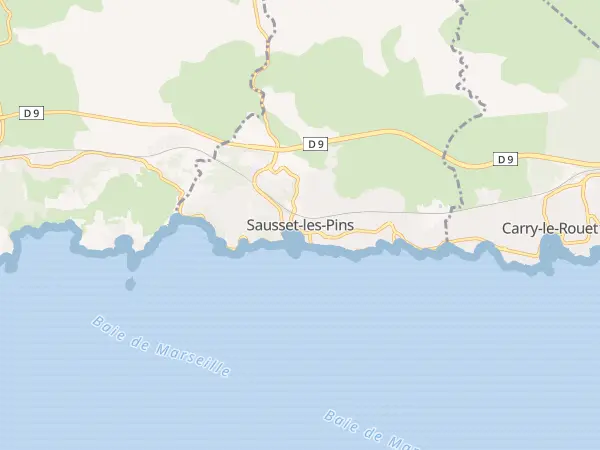 Plan de Sausset-les-Pins