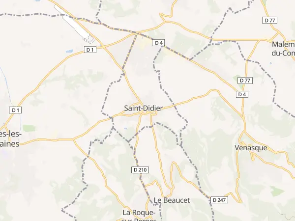 Plan de Saint-Didier
