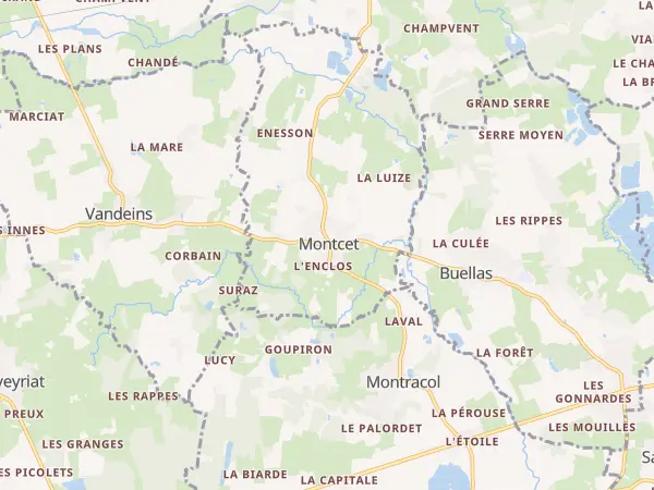 Plan de Montcet