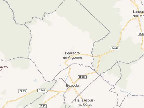 Plan de Beaufort-en-Argonne