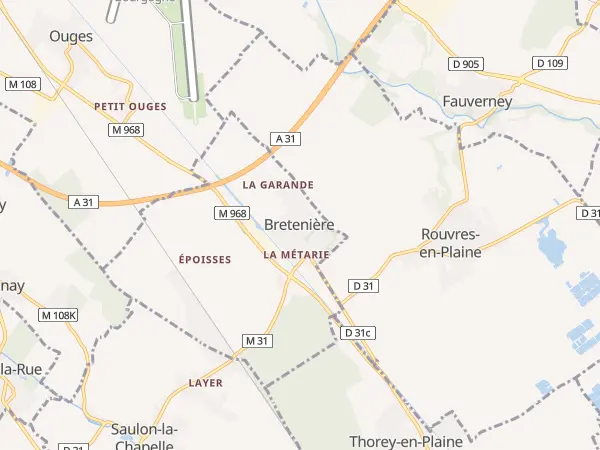 Plan de Bretenière