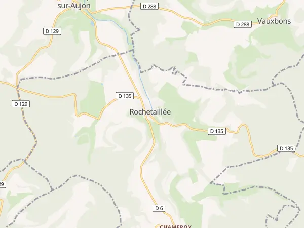 Plan de Rochetaillée