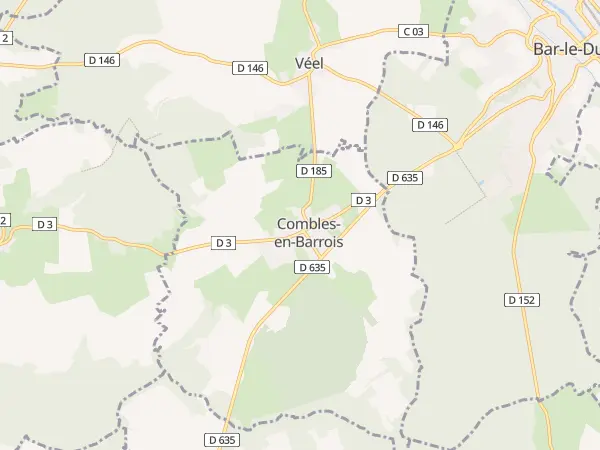 Plan de Combles-en-Barrois