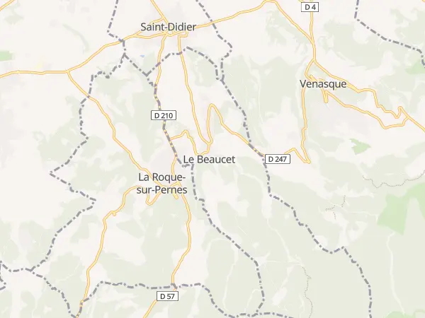 Plan du Beaucet