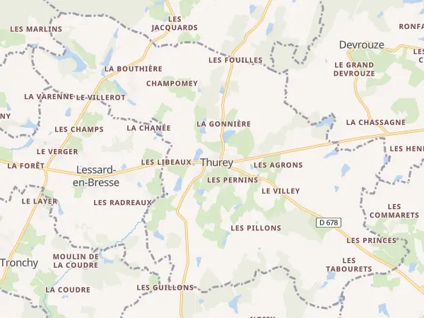 Plan de Thurey