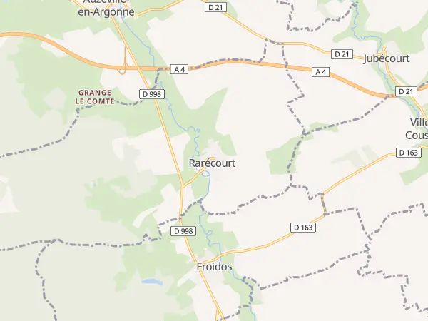 Plan de Rarécourt