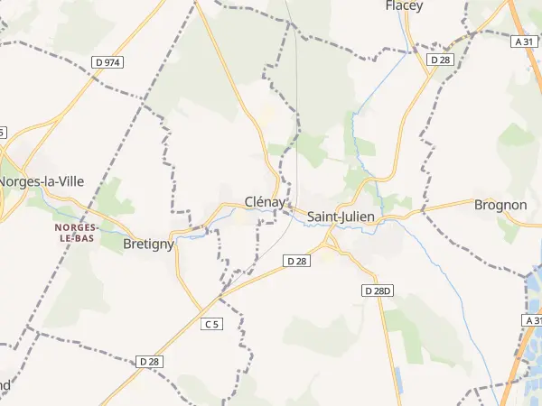 Plan de Clénay