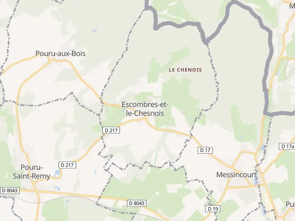 Plan de Escombres-et-le-Chesnois