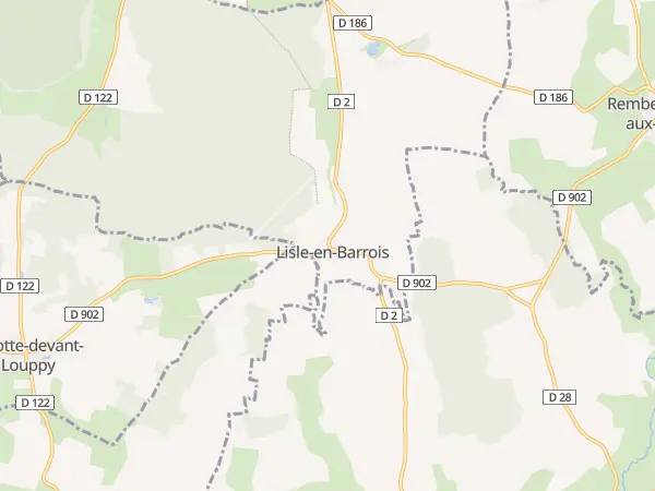 Plan de Lisle-en-Barrois