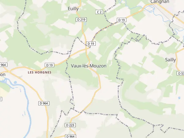 Plan de Vaux-lès-Mouzon