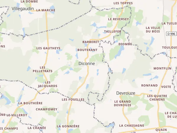 Plan de Diconne