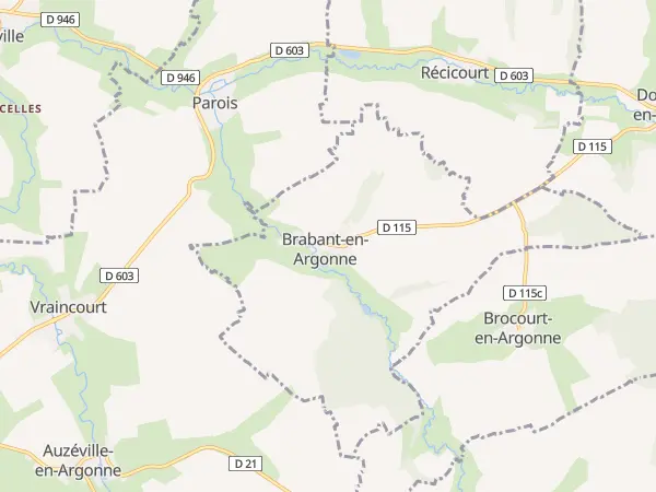 Plan de Brabant-en-Argonne