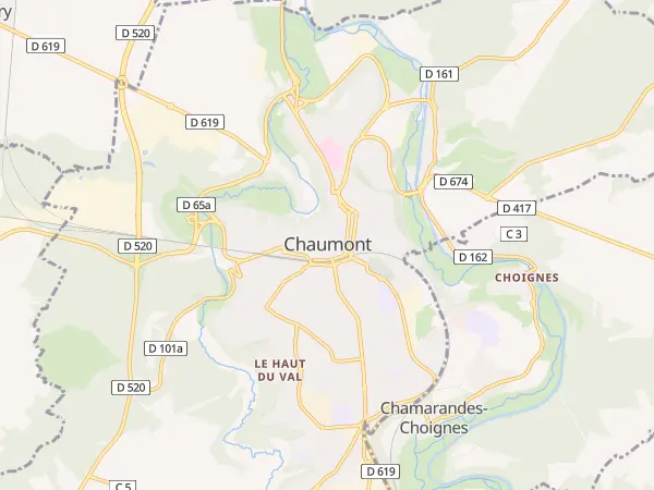 Plan de Chaumont