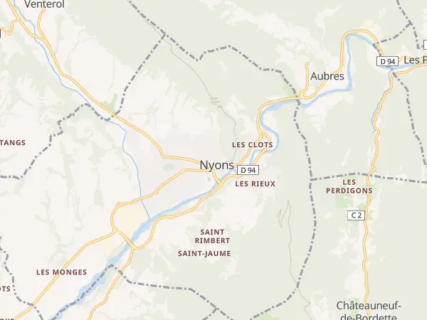 Plan de Nyons