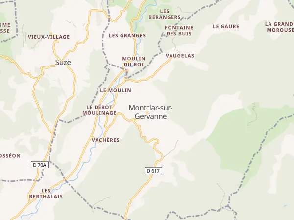Plan de Montclar-sur-Gervanne