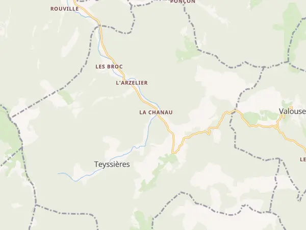 Plan de Teyssières